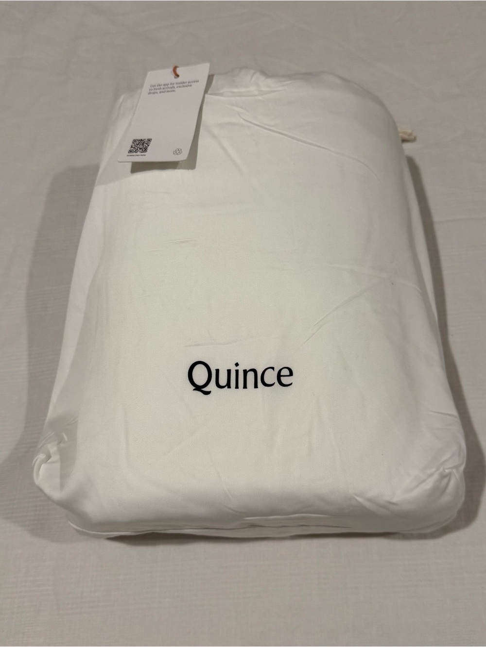 New Quince Bamboo Duvet Cover Set King/CalKing - White MSRP $154 - Picture 6 of 12